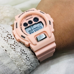 Reloj Tressa TR-188 Modelo Bree Malla De Caucho Rosa - comprar online