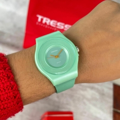 Reloj Tressa Fun (grande) TR-001 Verde Agua