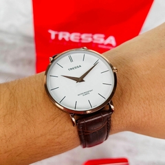 Reloj Tressa Don Hombre malla cuero Marròn