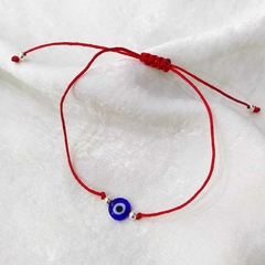 Pulsera Cordon rojo con Dije ojito