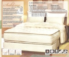 Sommier Y Colchon Cannon Sublime Pillow 2 Plazas 140x190 Cm en internet