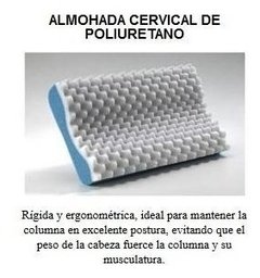 Almohada Cannon Cervical Espuma Poliuretano 63 X 35 en internet