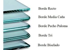 Vidrio Cristal Redondo 120 Cm Incoloro 15mm Mesa Escritorio - Veró Amoblamientos