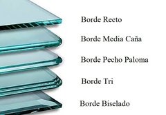 Vidrio Cristal Redondo 80 Cm Incoloro 20mm Mesa Escritorio - Veró Amoblamientos