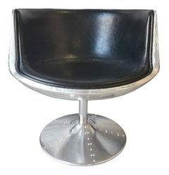 Sillon Aviator Cup Chair Estructura Aluminio Tapiz Ecocuero - comprar online