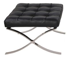 Sillon Y Otomana Barcelona Planchuela Cromado Tapizado - comprar online