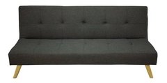 Imagen de Sofa Cama Napa 3 Cuerpos Base De Madera Tela Colores