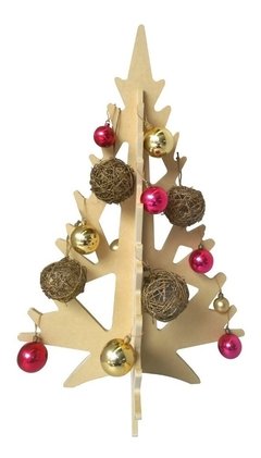 Arbol De Navidad Mdf Madera 57x57x90 Cm - tienda online