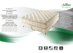 Sommier Y Colchon Canon Sublime Pillow Resortes 160x200 Cm - comprar online