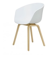 Sillon Silla Hay Plastico Base Caño Simil Madera - comprar online