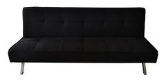 Sofa Cama Owen Base Cromada Tapizado En Lino Colores - tienda online