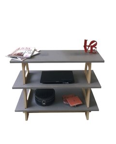 Mueble Rack Para Tv Lino 2 Melamina 90x40x70 Cm - tienda online