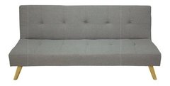 Sofa Cama Napa 3 Cuerpos Base De Madera Tela Colores