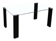 Imagen de Mesa Egda Tapa De Vidrio Rectangular 140x80 Cm