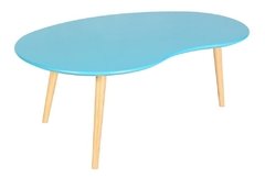 Mesa Ratona Lony Madera Escandinavo Nordico Azul