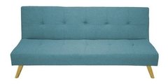 Sofa Cama Napa 3 Cuerpos Base De Madera Tela Colores - Veró Amoblamientos