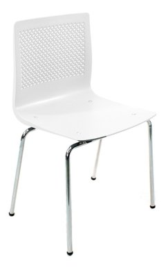 Silla Ananá De Plastico Base Cromada