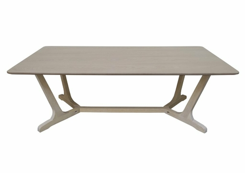 Mesa Ratona Bergen Madera Natural Maciza 40cm X 120cm X 60cm