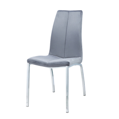 6 Sillas New Bea Base Cromada Asiento Tapizado - comprar online