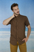 Camisa lino cuello mao 2700 - gotico jeans