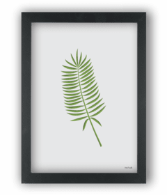 Quadro folha minimalista