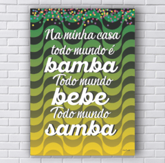 Placa casa de bamba