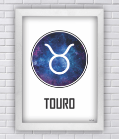 Quadro símbolo signo touro