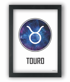 Quadro símbolo signo touro