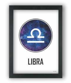 Quadro símbolo signo libra