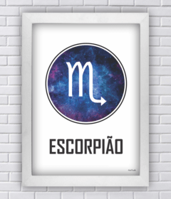 Quadro Símbolo signo escorpião