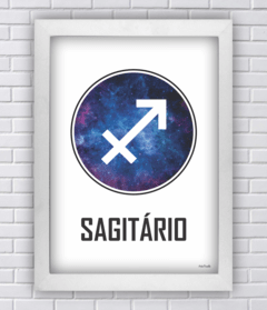 Quadro símbolo signo sagitário