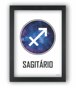 Quadro símbolo signo sagitário