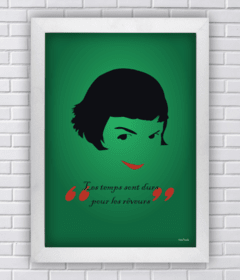 Quadro AMELIE POULAIN LES TEMPS SONT DURS