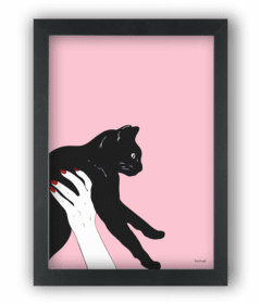 Quadro gato tumblr