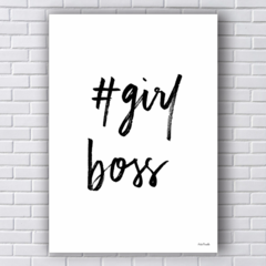 Placa # girl boss