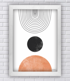 Quadro arte abstrata Boho Moon