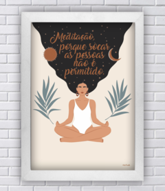 MEDITAÇÃO PORQUE SOCAR NÃO É PERMITIDO (Ref:AV197) - comprar online