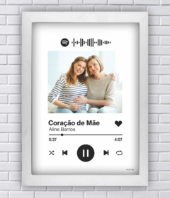 QUADRO MÃE INTERATIVO SPOTIFY (Ref:AV201) - comprar online