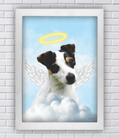 QUADRO ARTE PET PERSONALIZÁVEL ANJO (Ref:P201|V246|AV209) - comprar online