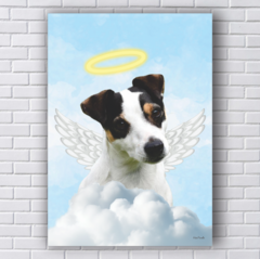 QUADRO ARTE PET PERSONALIZÁVEL ANJO (Ref:P201|V246|AV209) na internet