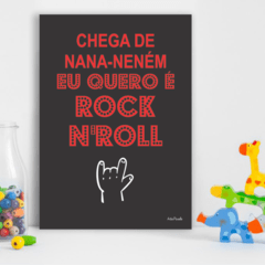 Placa Infantil CHEGA DE NANA-NENÉM 