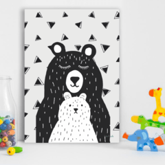 Placa Infantil Urso polar