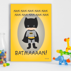 Placa Infantil BATMAN BABY