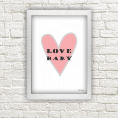 Quadro Infantil LOVE BABY