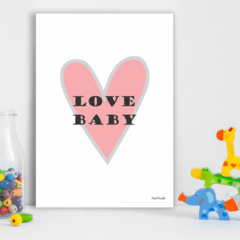 Placa Infantil LOVE BABY