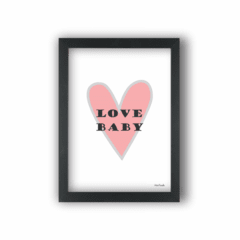 Quadro Infantil LOVE BABY