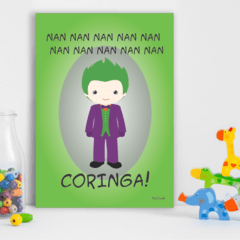 Placa Infantil CORINGA BABY