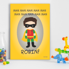 Placa Infantil ROBIN BABY