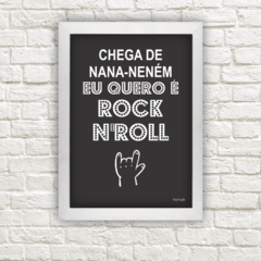 Quadro Infantil CHEGA DE NANA-NENÉM 