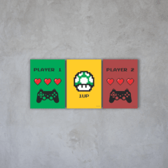 Trio de Quadros Game Player